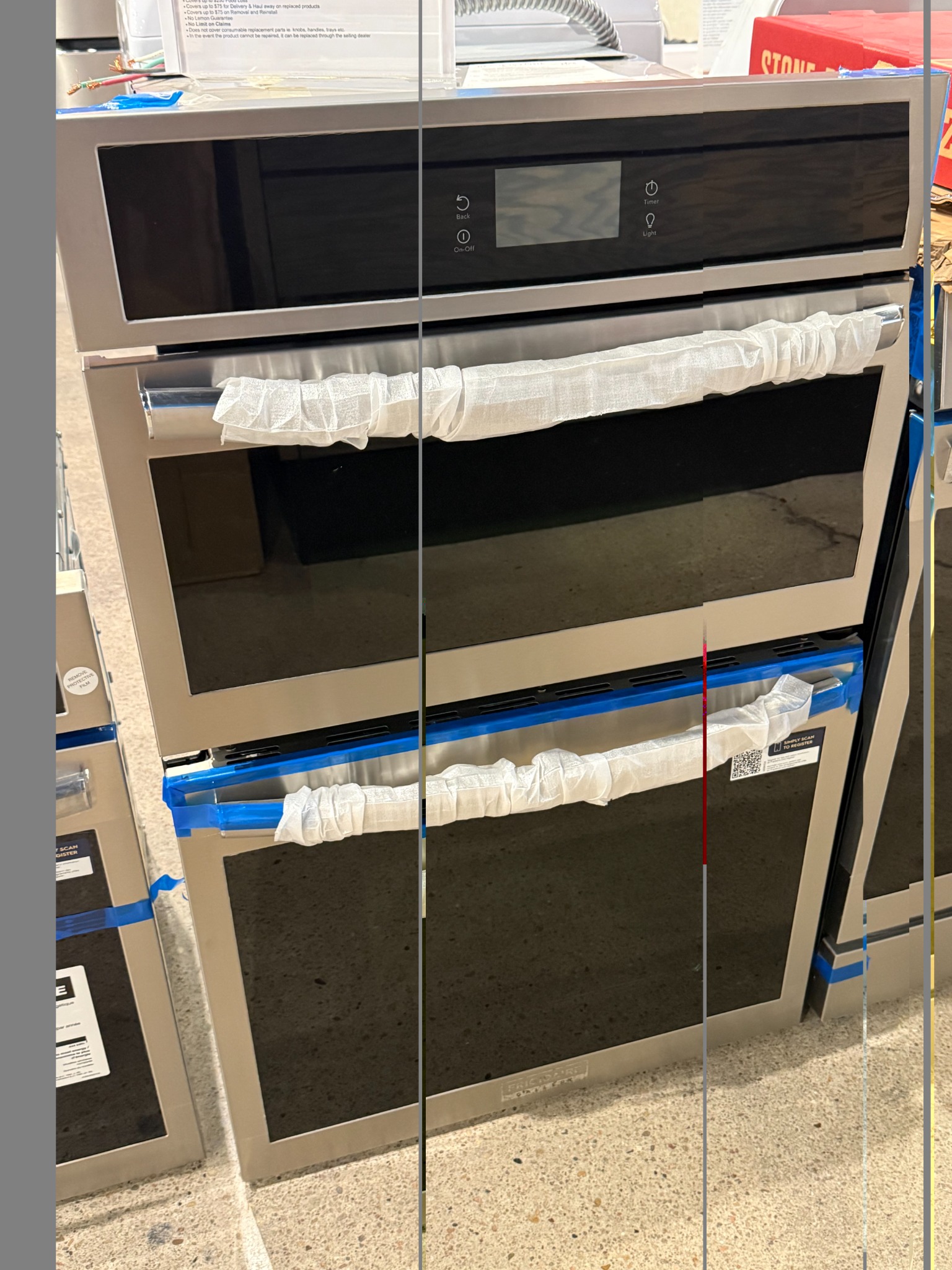 Frigidaire stainless steel double oven